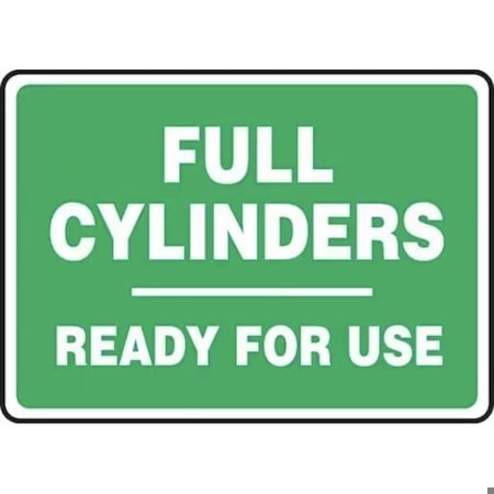 Accuform SAFETY SIGN FULL CYLINDERS READY FOR MCPG525XT